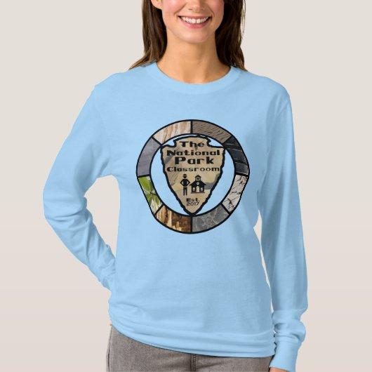 Women's Long-sleeve National Park Classroom Tシャツ (正面)