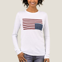 Women's Long-Sleeve T-Shirt: 危機 / S.O.S. トライブレンドＴシャツ
