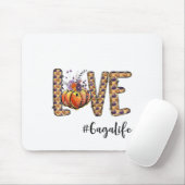 Womens Love Gaga Life Pumpkin Autumn Halloween  マウスパッド (マウス)