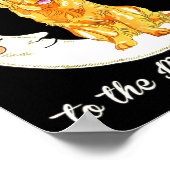 Womens Love Golden Retriever To The Moon And Back  ポスター (角)