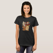 Womens Love Turkey Grangran Life Thanksgiving Fall Tシャツ (正面フル)