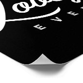 Womens Lovey Design_ Lovey Ever V-neck  ポスター (角)