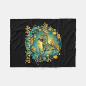 Womens Lunar New Year Happy Chinese New Year Of Th フリースブランケット (正面(横))