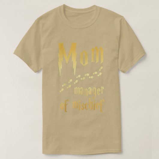 Womens Magical Mom、Mischiefマネージャ Tシャツ (デザイン正面)