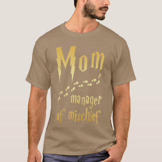 Womens Magical Mom、Mischiefマネージャ Tシャツ