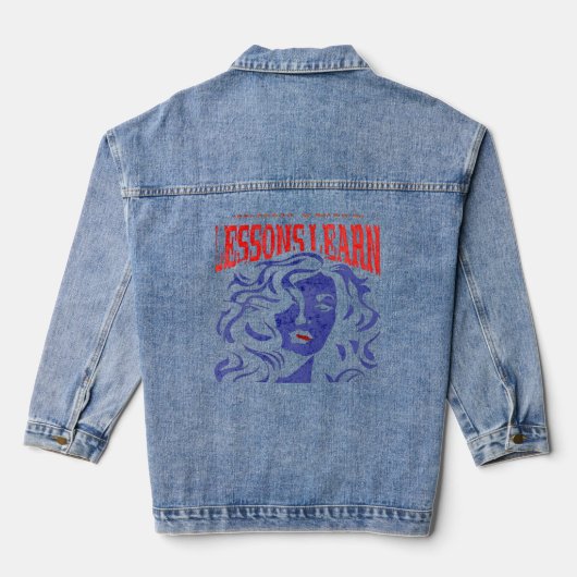 WOMEN'S MANIPULATE LESSONS LEARN DENIM JACKET  デニムジャケット (裏面)