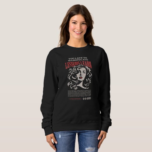 WOMEN'S MANIPULATE LESSONS LEARN SWEATSHIRT  スウェットシャツ (正面フル)