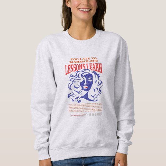 WOMEN'S MANIPULATE LESSONS LEARN SWEATSHIRT スウェットシャツ (正面)