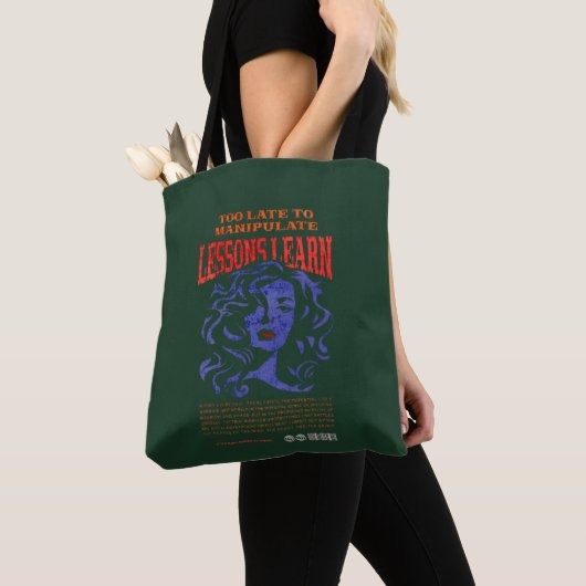 WOMEN'S MANIPULATE LESSONS LEARN TOTE BAG トートバッグ (クローズアップ)