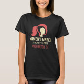 Women's March 2019シャツWashington DC Tシャツ (正面)
