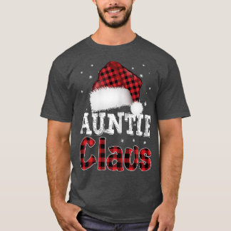 Womens Matching Family Ghristmas Pajama Auntie San Tシャツ