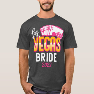 Womens Matching Las Vegas 2022の結婚花嫁とG Tシャツ