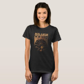 Womens Melanin Queen African American Black Strong Tシャツ (正面フル)