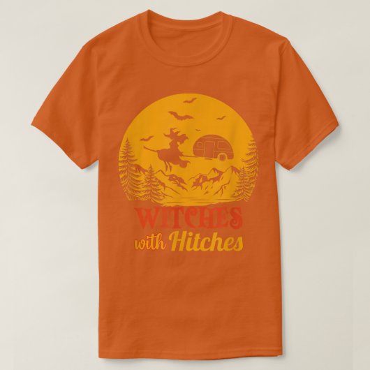 Womens men Scary spooky Halloween witches funny qu Tシャツ (デザイン正面)