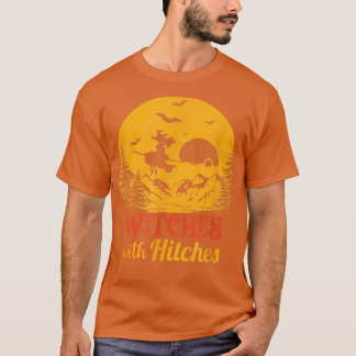 Womens men Scary spooky Halloween witches funny qu Tシャツ