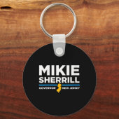 Womens Mikie Sherrill New Jersey Governor 2025 V-n キーホルダー (正面)