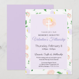 Women's Ministry Valentine's Fellowship Invitation 招待状