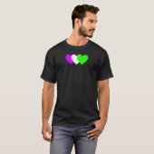 Womens Modern feminist Suffragette heart Tシャツ (正面フル)