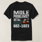 Womens Mole Day Mole Problems Just Call Avogadros Tシャツ (デザイン正面)