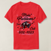 Womens Mole Day Mole Problems Just Call Avogadros Tシャツ (デザイン正面)