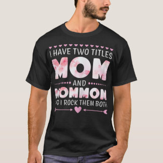 Womens Mommom Mom Mom Granna Nanna Grandma Tシャツ