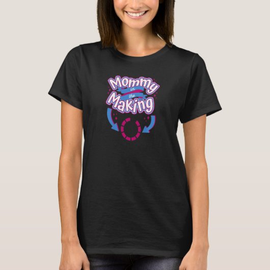 Womens Mommy In The Making Expecting Mother  Pregn Tシャツ (正面)