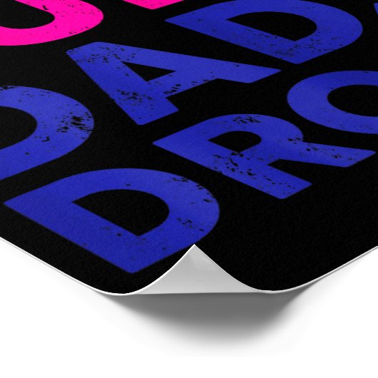 Womens Moms Rule Dads Drool Funny Mother's Day Gra ポスター (角)