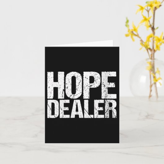 Womens Motivational Hope Er V-neck カード (黄色い花)