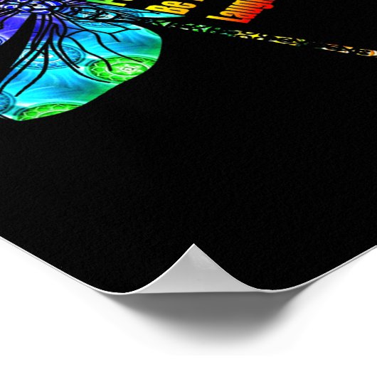 Womens Motivational Insration Gift Dragonfly ポスター (角)