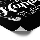 Womens Music Is My Happy Place Motivational Life Q ポスター (角)