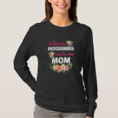 Womens My Favorite Programmer Calls Me Mom Tシャツ (正面)