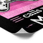 Womens My Favorite Video Game Player Calls Me Mom ポスター (角)