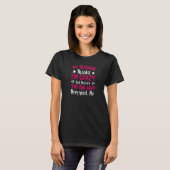 Womens My Husband Thinks I'm Crazy I'm Not The One Tシャツ (正面フル)
