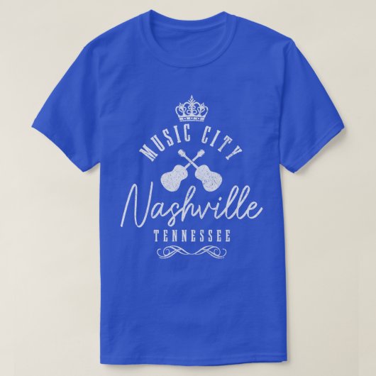 Womens Nashville Guitar TN Tennessee Country Music Tシャツ (デザイン正面)