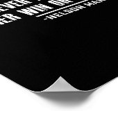 Womens Nelson Mandela's Motivational Quote V-neck  ポスター (角)