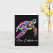 Womens New Caledonia V-neck  カード (黄色い花)