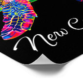 Womens New Caledonia V-neck  ポスター (角)