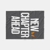 Women's New Chapter Ahead Monarch Butterfly New Be フリースブランケット (正面(横))