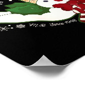 Womens New Orleans Mr Bingle Christmas Tradition S ポスター (角)