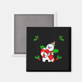 Womens New Orleans Mr Bingle Christmas Tradition S マグネット (正面/裏面)