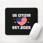 Womens New Us Citizen Est 2025 American Immigrant  マウスパッド (マウス)