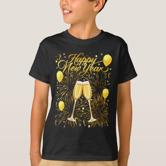 Womens New Years Eve Party Sylvester 2026 Happy Ne Tシャツ (正面)