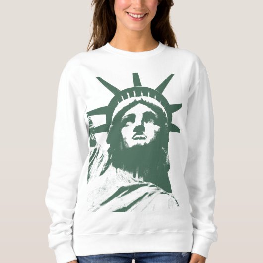 Women's New York Shirts of Liberty T-Shirt スウェットシャツ (正面)