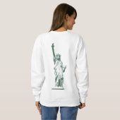 Women's New York Shirts of Liberty T-Shirt スウェットシャツ (裏面フル)