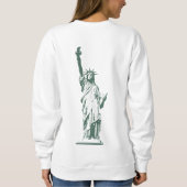 Women's New York Shirts of Liberty T-Shirt スウェットシャツ (裏面)