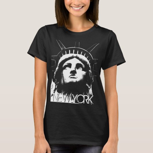 Women's New York Shirts of Liberty T-Shirt Tシャツ (正面)
