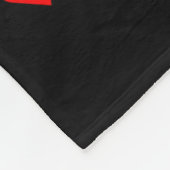 Women's Nk And Red Hearts Lovers Funny Valentine’s フリースブランケット (角)