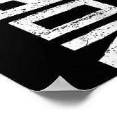 Womens No Kings Protest Sign Vertical Nope V-neck  ポスター (角)