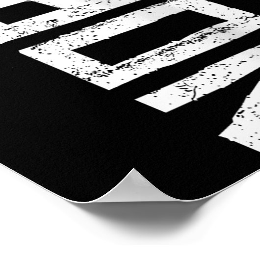 Womens No Kings Protest Sign Vertical Nope V-neck ポスター (角)