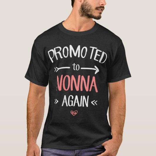 Womens Nonna New Promoted To Nonna Again V-neck Tシャツ (正面)